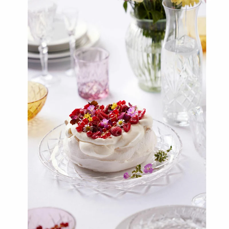 Lyngby Glas Schale Sorrento 4er Set, Schälchen, Servierschale, Glas, Pink, 12 cm, 29034