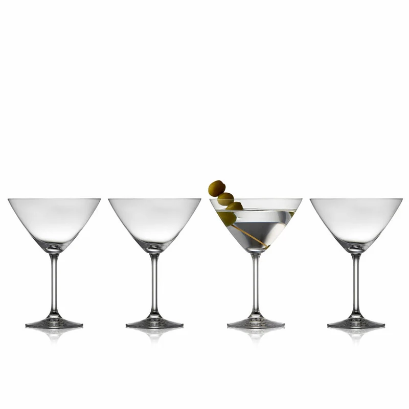 Lyngby Glas Martiniglas Juvel 4er Set, Cocktailschalen, Kristallglas, Klar, 280 ml, 916021