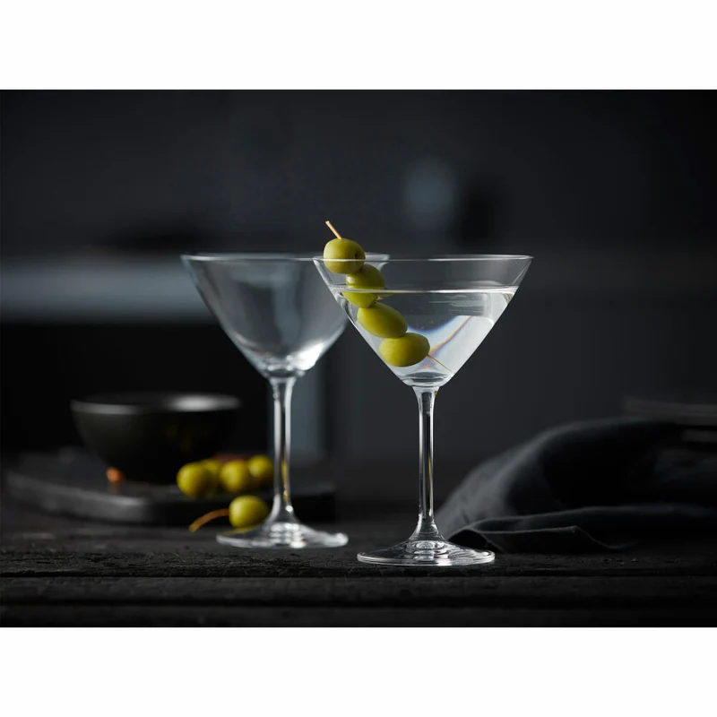 Lyngby Glas Martiniglas Juvel 4er Set, Cocktailschalen, Kristallglas, Klar, 280 ml, 916021