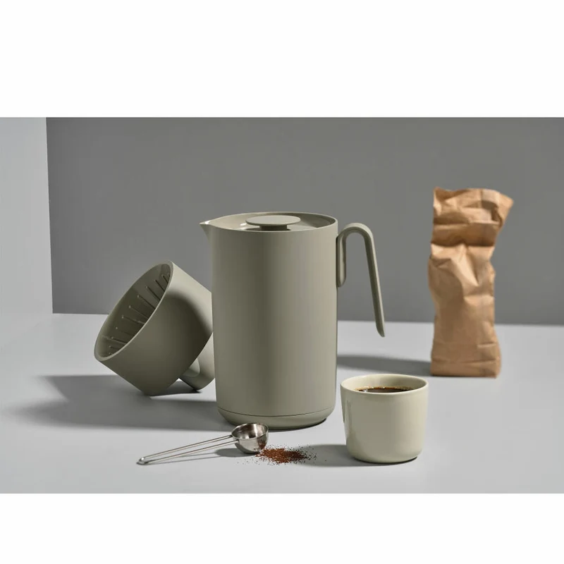 Zone Denmark Kaffeefilter Singles, Handfilter, Kaffeebereiter, Dauerfilter, Filter Aufsatz, Kunststoff, Mud, 331966