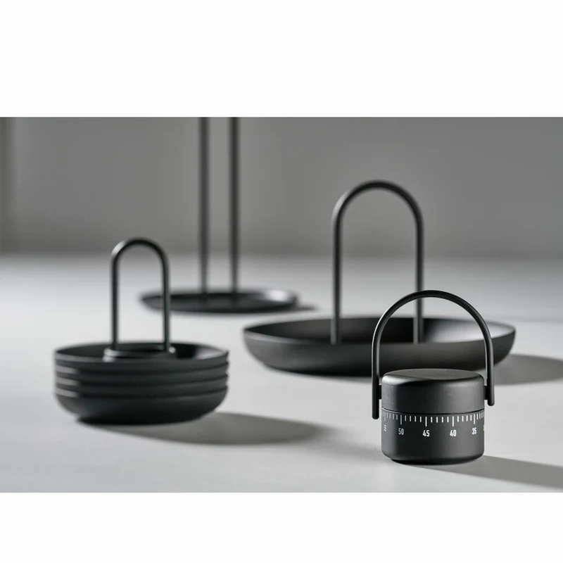 Zone Denmark Küchenwecker Singles, Eieruhr, Timer, Kurzzeitwecker, Metall, Black, 332015