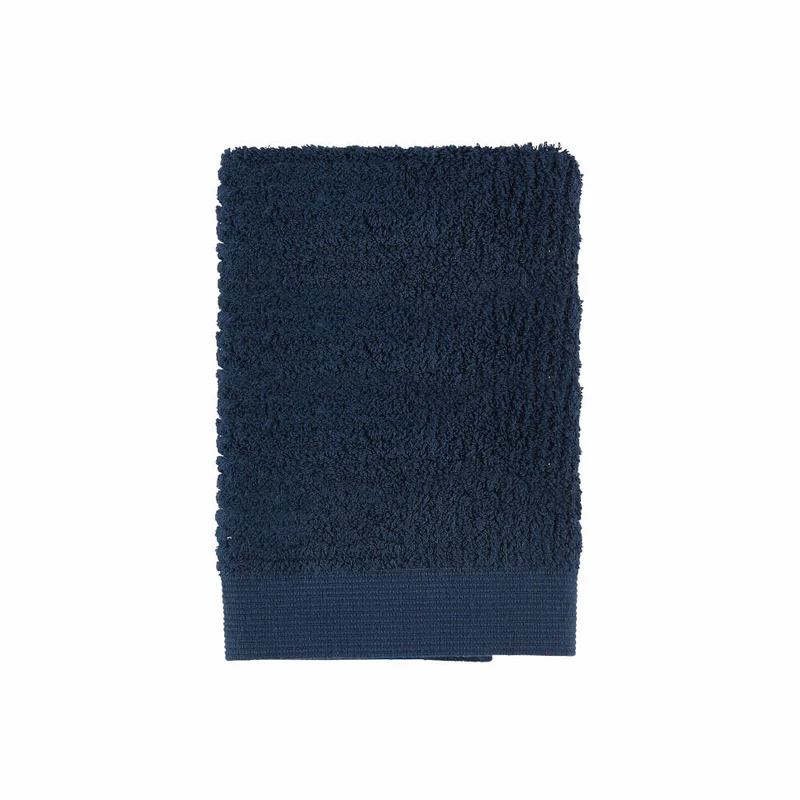 Zone Denmark Handtuch Classic, Badetuch, Gästehandtuch, Baumwolle, Dark Blue, 70 x 50 cm, 330115