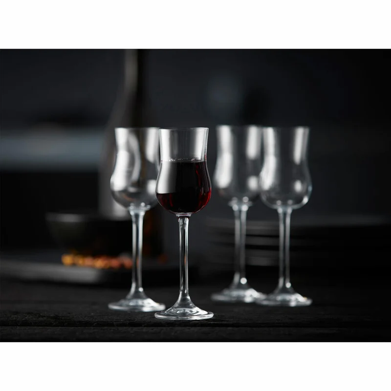 Lyngby Glas Spirits Portweinglas Juvel 6er Set, Kristallglas, Klar, 90 ml, 916025