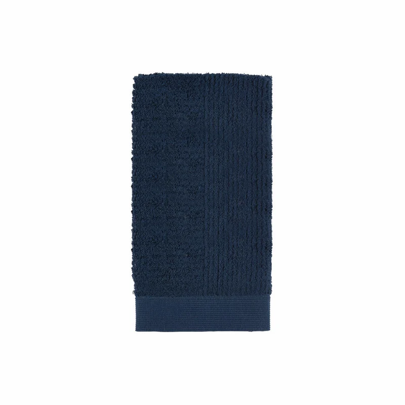 Zone Denmark Handtuch Classic, Badetuch, Duschtuch, Baumwolle, Dark Blue, 100 x 50 cm, 330116