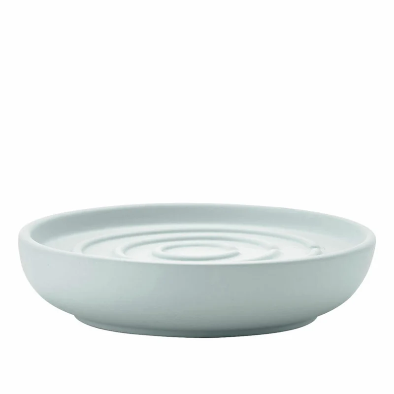 Zone Denmark Seifenschale Nova, Seifenablage, Seifenhalter, Porzellan, Dust Green, Ø 11 cm, 330124