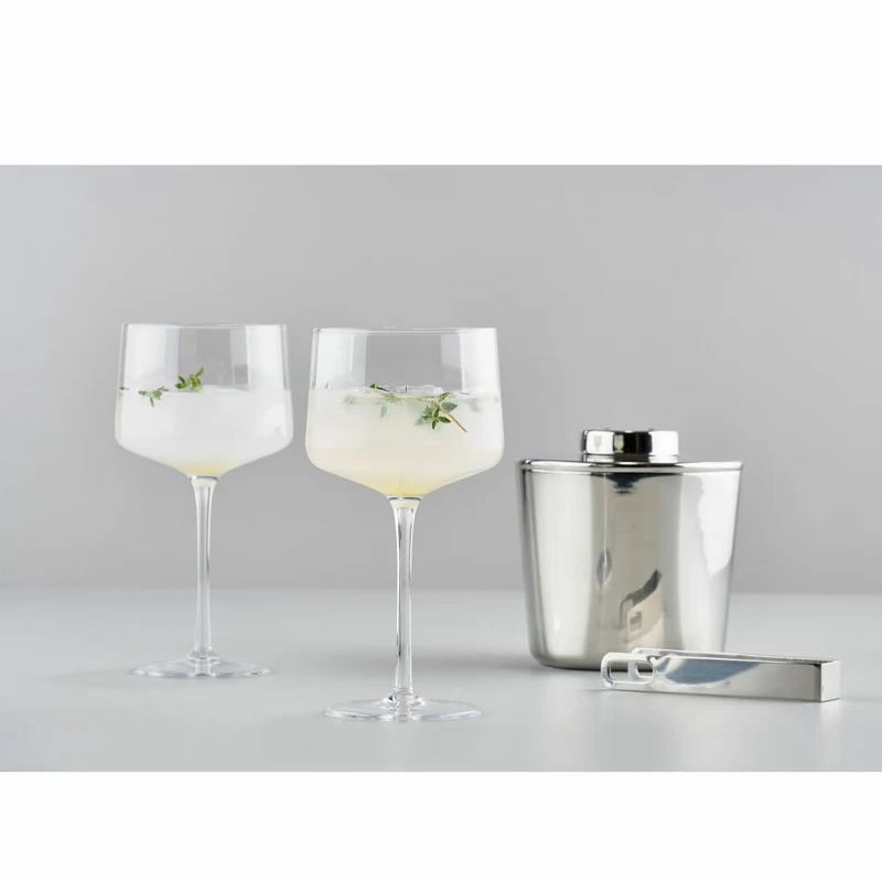 Zone Denmark Copa Gin Tonic Glas Rocks, 2er Set, Cocktailglas, Ginglas, Trinkglas, Kristallglas, 470 ml, 332101