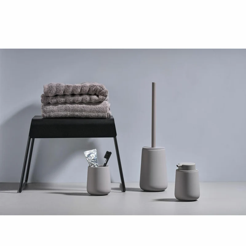 Zone Denmark Zahnbürstenbecher Nova One, Zahnputzbecher, Steinzeug, Grey, H 10 cm, 330164