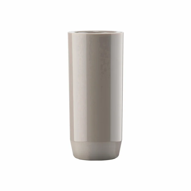 Zone Denmark Zahnbürstenbecher Suii, Zahnputzbecher, Kunststoff, Taupe, H 14 cm, 332165
