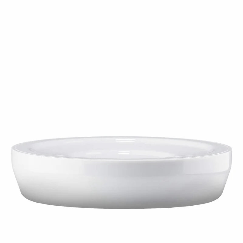 Zone Denmark Seifenschale Suii, Seifenablage, Seifenhalter, Acryl, White, Ø 11 cm, 332167