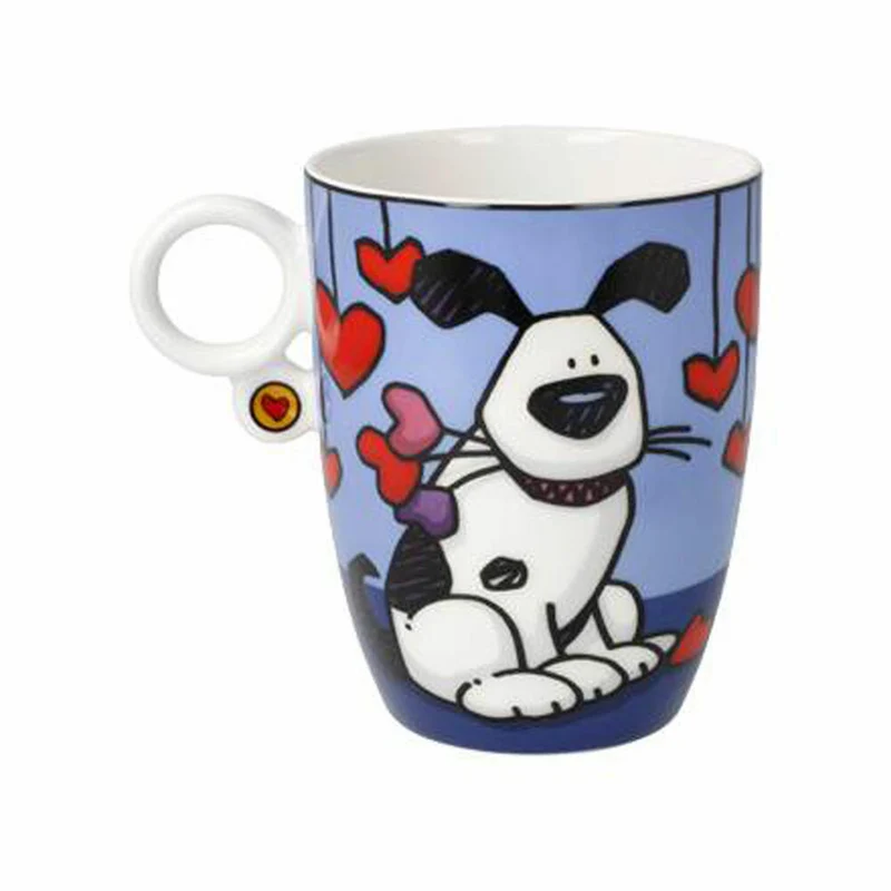 Goebel Künstlertasse Ed Heck - Love Dog, Tasse, Kaffeetasse, Teetasse, Fine Bone China, 67200091