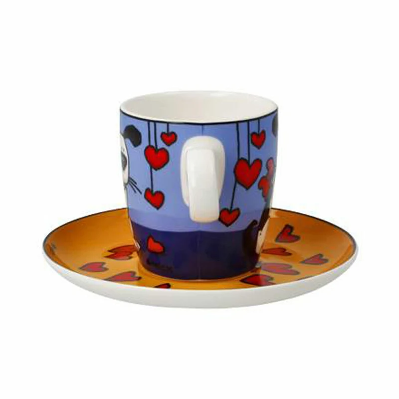 Goebel Espressotasse Ed Heck -Love Dog, Espresso Tasse, Fine Bone China, 67200111