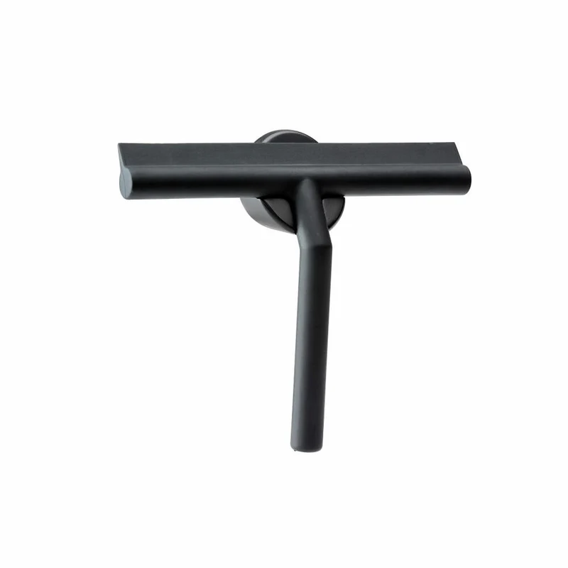 Zone Denmark Duschabzieher mit Halter, Abzieher, Scheibenreiniger, Silikon / ABS, Black, 330185