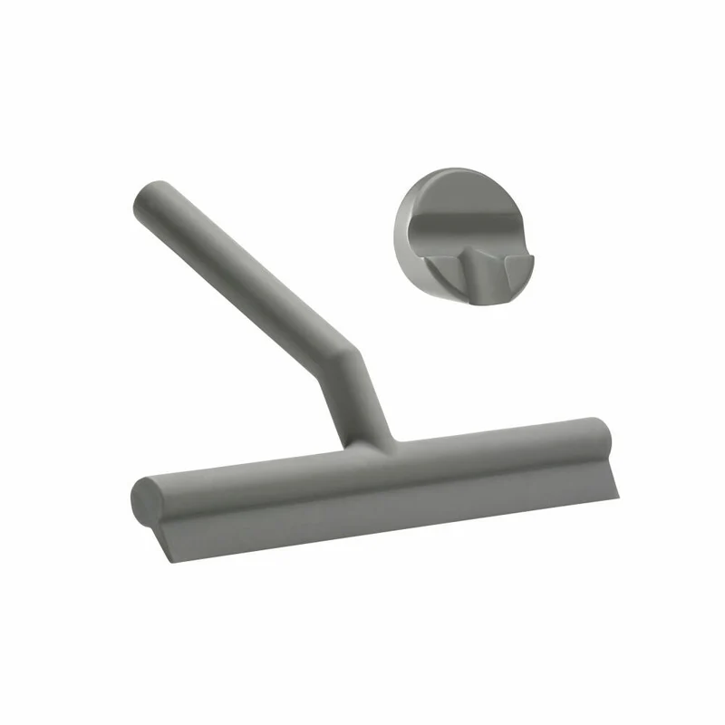 Zone Denmark Duschabzieher mit Halter, Abzieher, Scheibenreiniger, Silikon / ABS, Grey, 330201