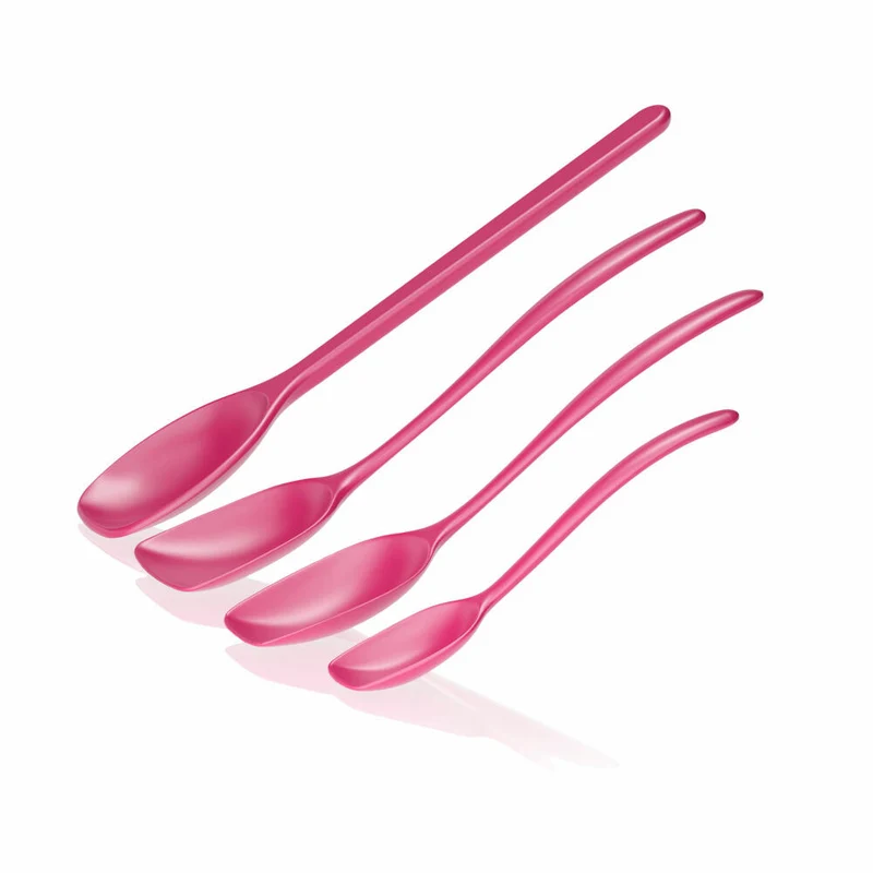 Rosti Rührlöffelset 4-tlg. New Classic, Küchenhelfer, Kunststoff, Beetroot, 30122