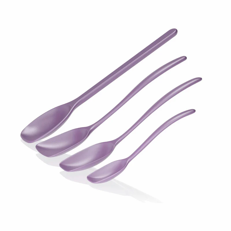 Rosti Rührlöffelset 4-tlg. New Classic, Küchenhelfer, Kunststoff, Lavender, 30123