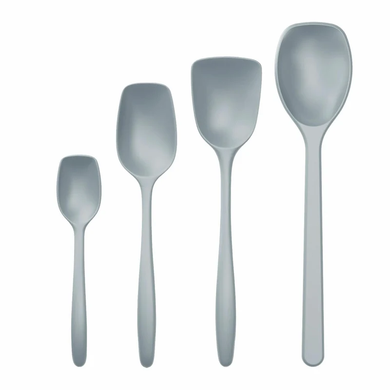 Rosti Rührlöffelset 4-tlg. New Classic, Küchenhelfer, Kunststoff, Dusty Blue, 30124