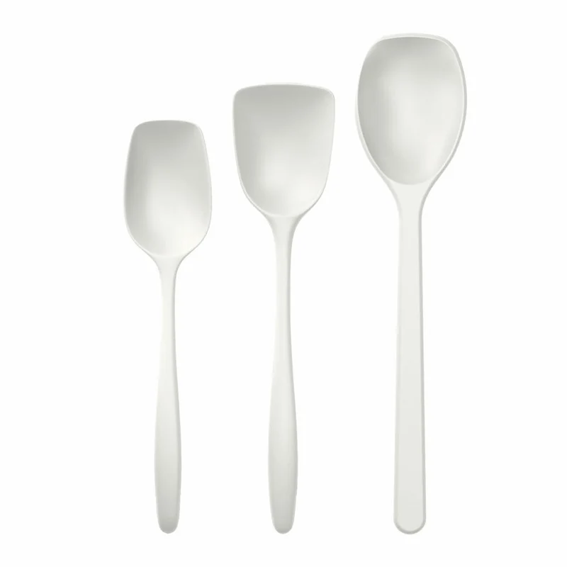 Rosti Rührlöffelset 3-tlg. New Classic, Küchenhelfer, Kunststoff, Weiß, 30128