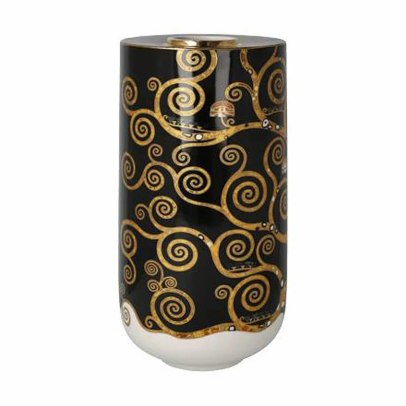 Goebel Vase Gustav Klimt - Lebensbaum, Blumenvase, Dekovase, Porzellan, H 25.5 cm, 67062981