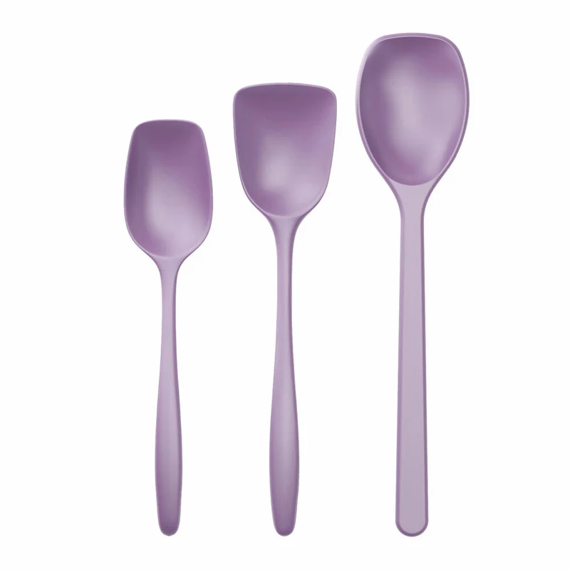 Rosti Rührlöffelset 3-tlg. New Classic, Küchenhelfer, Kunststoff, Lavender, 30133