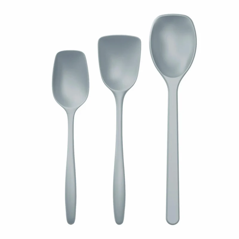Rosti Rührlöffelset 3-tlg. New Classic, Küchenhelfer, Kunststoff, Dusty Blue, 30134