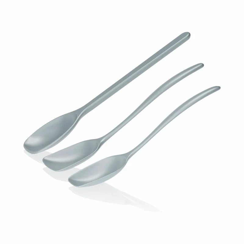Rosti Rührlöffelset 3-tlg. New Classic, Küchenhelfer, Kunststoff, Dusty Blue, 30134