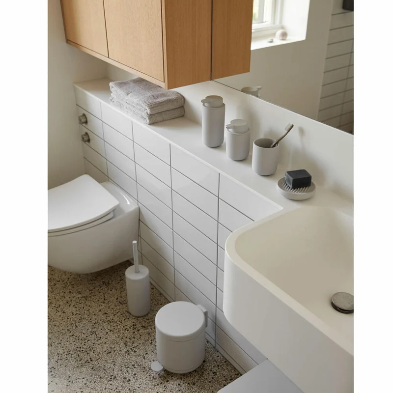 Zone Denmark Handtuch Classic, Badetuch, Duschtuch, Baumwolle, Soft Grey, 100 x 50 cm, 331181
