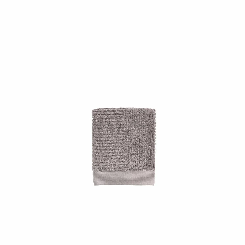 Zone Denmark Handtuch Classic, Badetuch, Gästehandtuch, Baumwolle, Gull Grey, 70 x 50 cm, 331185