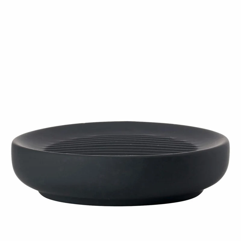 Zone Denmark Seifenschale Ume, Seifenablage, Seifenhalter, Steinzeug, Black, Ø 12 cm, 331206