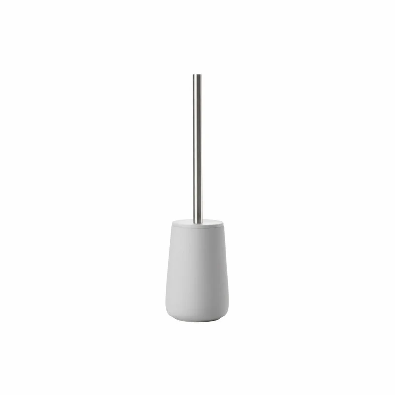 Zone Denmark Toilettenbürste Nova, Toilettenbürstengarnitur, WC-Garnitur, Klobürste, Porzellan, Grey Soft, 331216