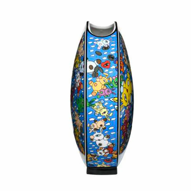 Goebel Vase Bergonzoli - Magic Bunny Explosion, Blumenvase, Dekovase, Porzellan, 67180101