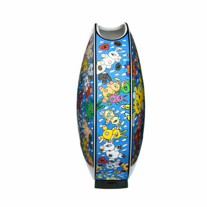 Goebel Vase Bergonzoli - Magic Bunny Explosion, Blumenvase, Dekovase, Porzellan, 67180101