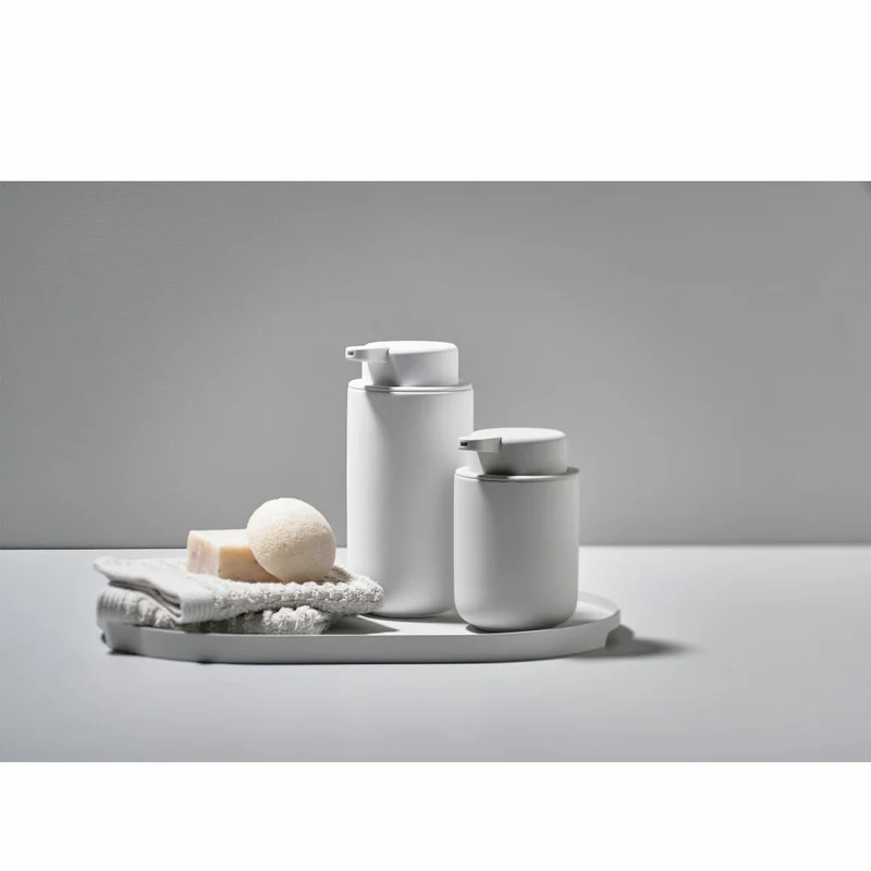 Zone Denmark Seifenspender Ume, Seifendosierer, Dosierspender, Steinzeug, White, 250 ml, 330395