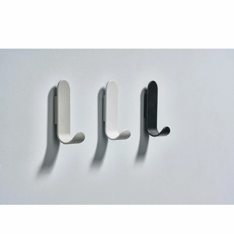 Zone Denmark Haken A-Hook, Wandhaken, Wandgarderobe, Wand Haken, Metall, White, 7.5 cm, 331821