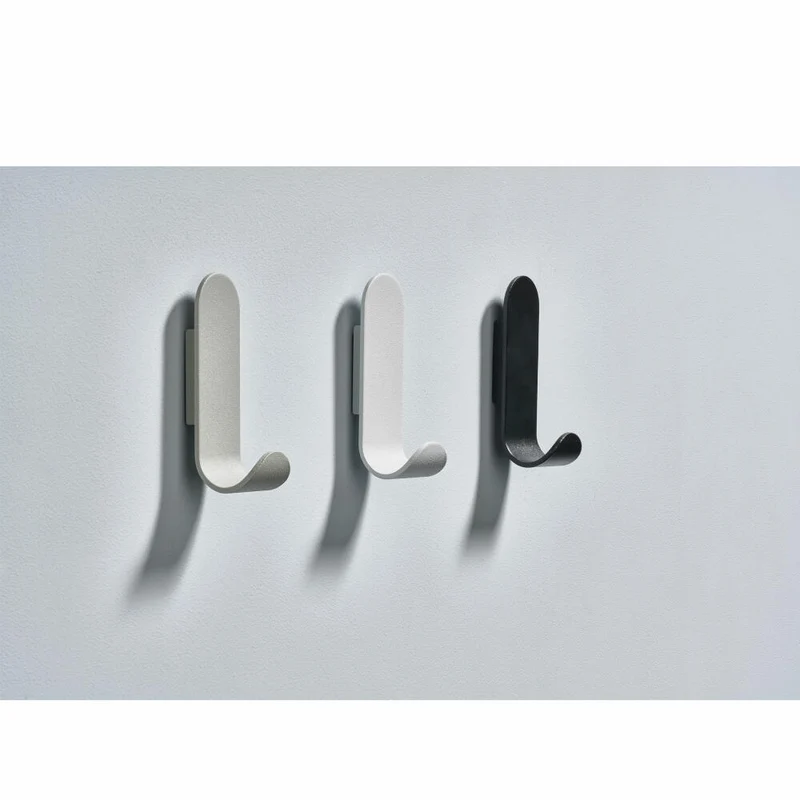 Zone Denmark Haken A-Hook, Wandhaken, Wandgarderobe, Wand Haken, Metall, Soft Grey, 7.5 cm, 331832