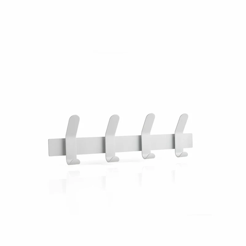 Zone Denmark Wandgarderobe A-Rack, Hakenleiste, Garderobenleiste, Garderobenhaken, Metall / Eisen, Soft Grey, 331833