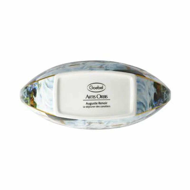 Goebel Vase Auguste Renoir - Frühstück der Ruderer, Blumenvase, Dekovase, Porzellan, 67062731