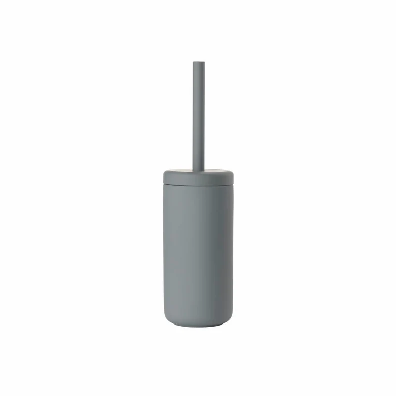 Zone Denmark Toilettenbürste Ume, Toilettenbürstengarnitur, WC-Garnitur, Klobürste, Steinzeug, Grey, 330402