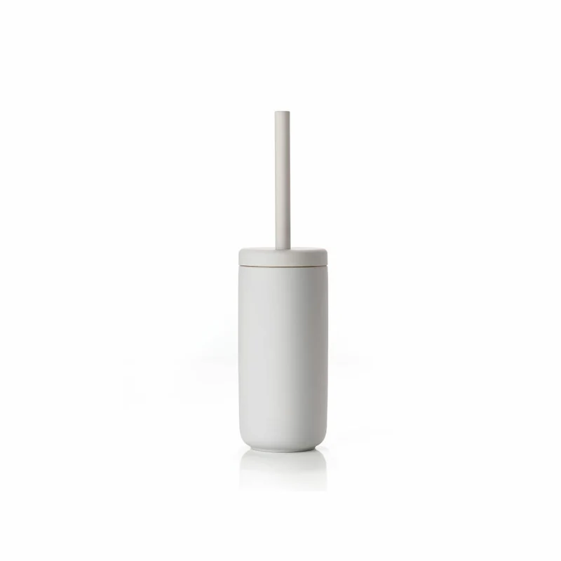 Zone Denmark Toilettenbürste Ume, Toilettenbürstengarnitur, WC-Garnitur, Klobürste, Steinzeug, Grey Soft, 331927