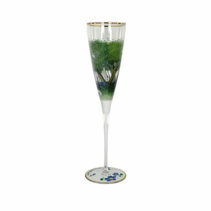 Goebel Sektglas Rosina Wachtmeister - Una passeggiata nel verde, Champagnerglas, Sekt, Glas, 66926441