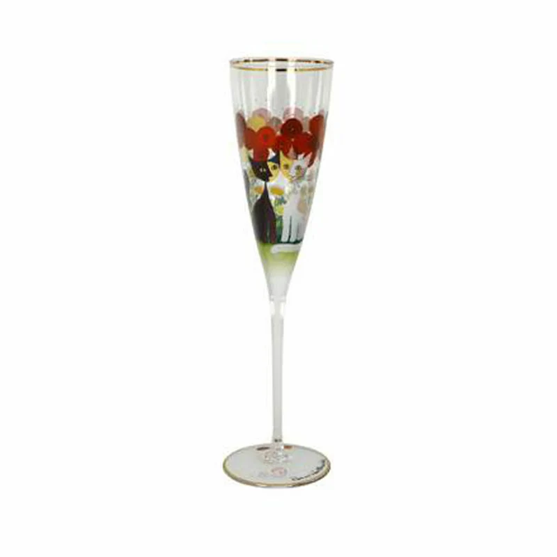 Goebel Sektglas Rosina Wachtmeister - Lestate in giardino, Champagnerglas, Sekt, Glas, 66926451