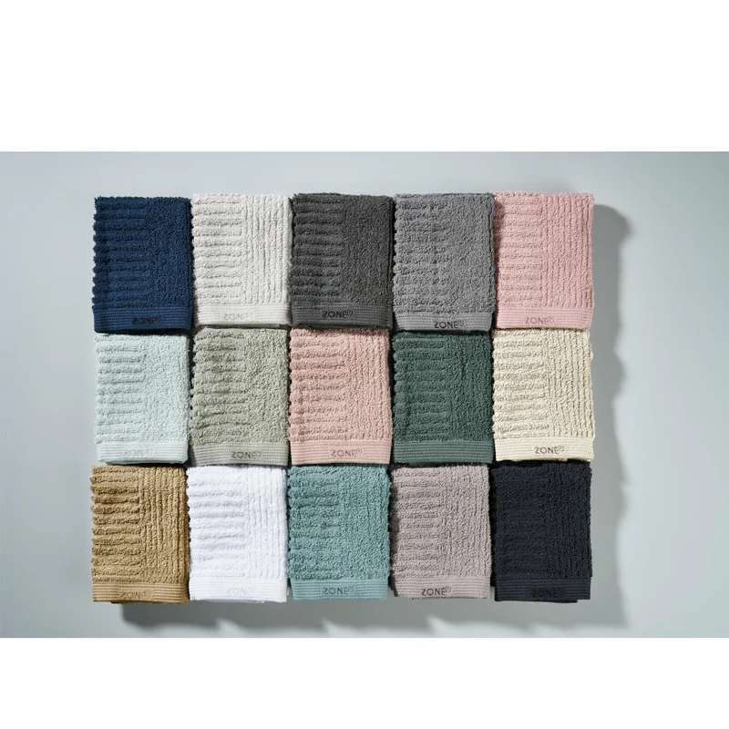 Zone Denmark Waschlappen Classic, Waschhandschuh, Baumwolle, Dusty Green, 30 x 30 cm, 331944