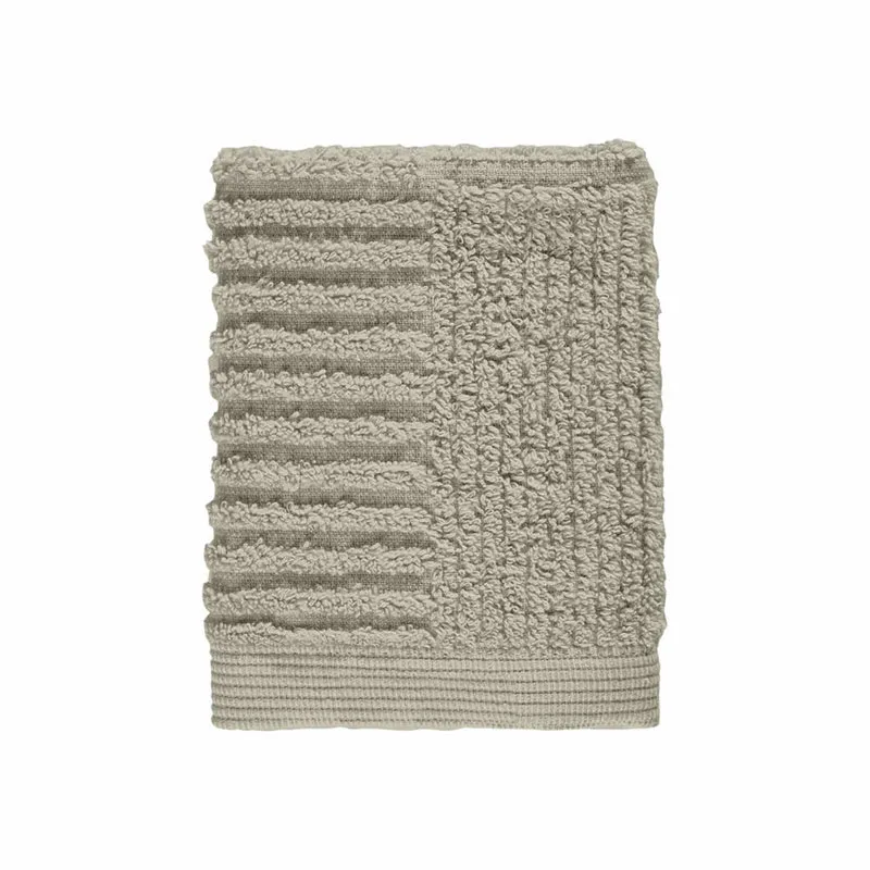 Zone Denmark Waschlappen Classic, Waschhandschuh, Baumwolle, Eucalyptus Green, 30 x 30 cm, 331949