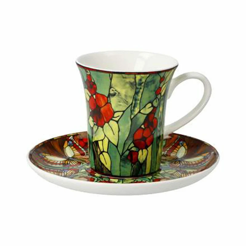 Goebel Espressotasse Tiffany -Schmetterlinge, Espresso Tasse, Fine Bone China, 67003091