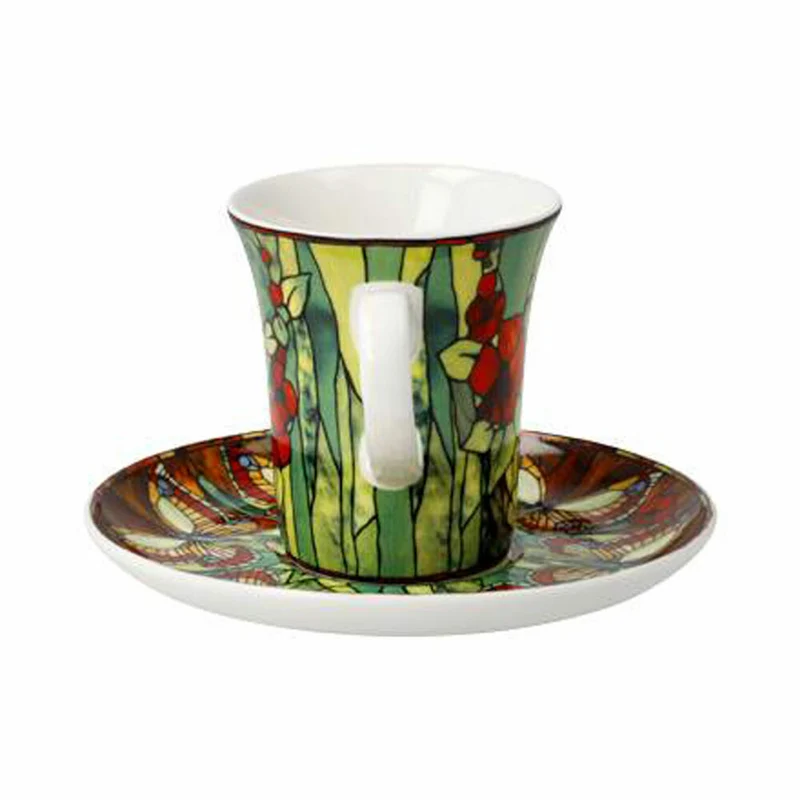 Goebel Espressotasse Tiffany -Schmetterlinge, Espresso Tasse, Fine Bone China, 67003091