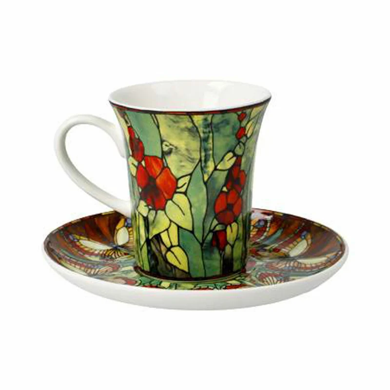 Goebel Espressotasse Tiffany -Schmetterlinge, Espresso Tasse, Fine Bone China, 67003091