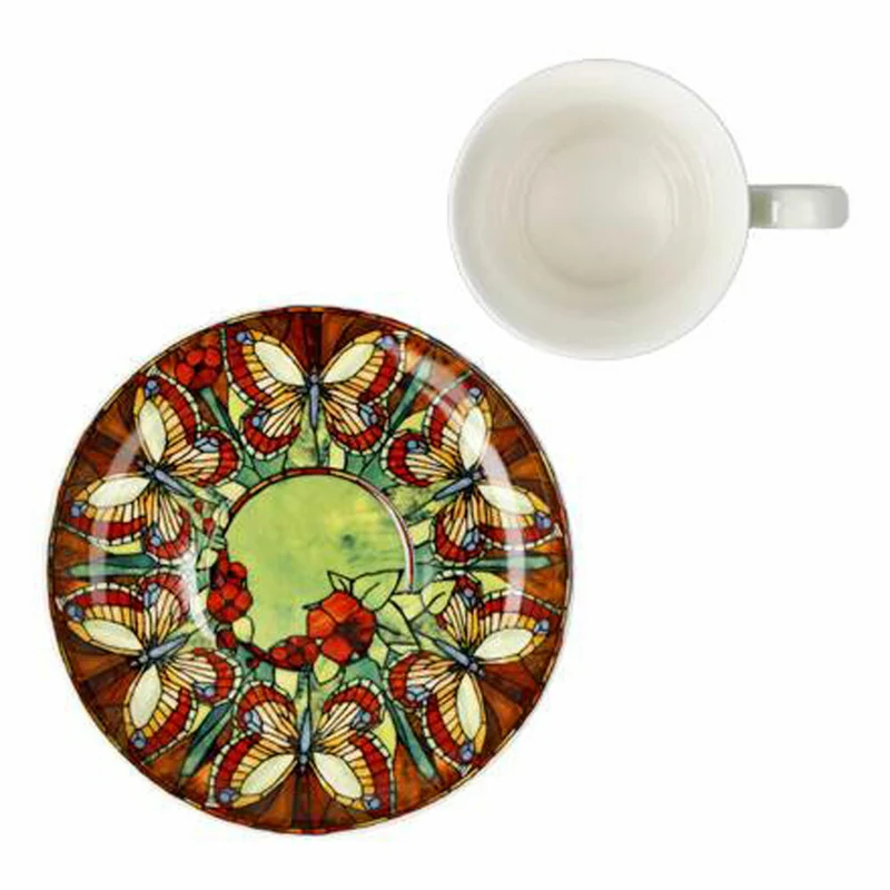 Goebel Espressotasse Tiffany -Schmetterlinge, Espresso Tasse, Fine Bone China, 67003091