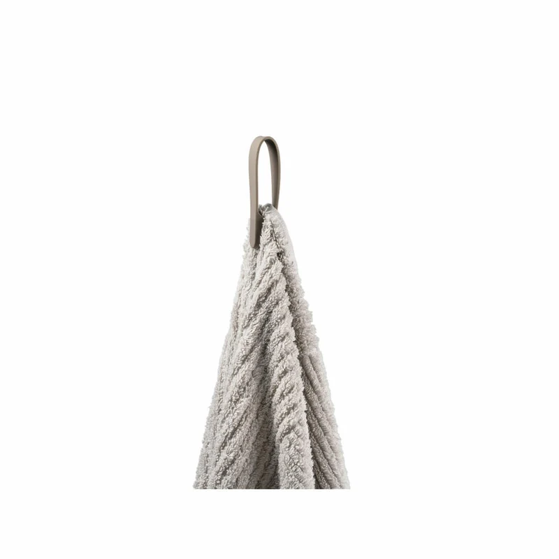Zone Denmark Handtuchhalter Loop Magnet, 2er Set, Handtuchaufhänger, Handtuchclip, Silikon, Taupe, 27927