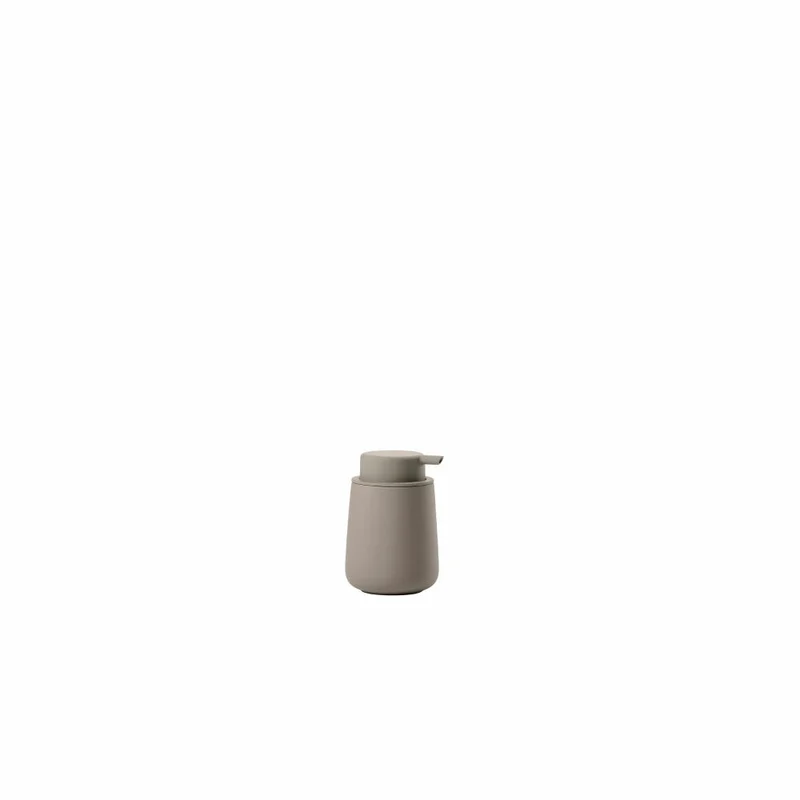 Zone Denmark Seifenspender Nova One, Seifendosierer, Dosierspender, Steinzeug, Taupe, 250 ml, 28086