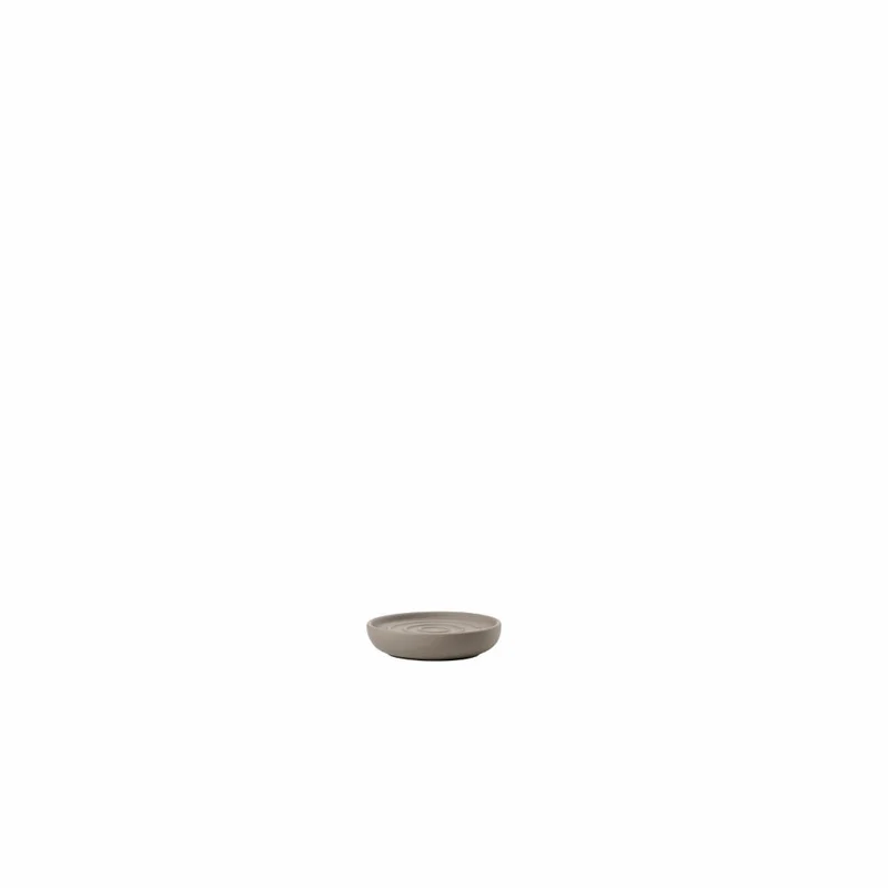 Zone Denmark Seifenschale Nova One, Seifenablage, Seifenhalter, Porzellan, Taupe, Ø 11 cm, 28096