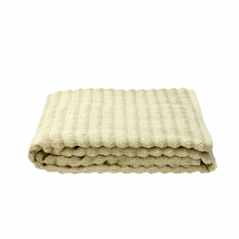 Zone Denmark Strandtuch Inu, Badetuch, Duschtuch, Badehandtuch, Handtuch, Baumwolle, Sand, 180 x 100 cm, 28250